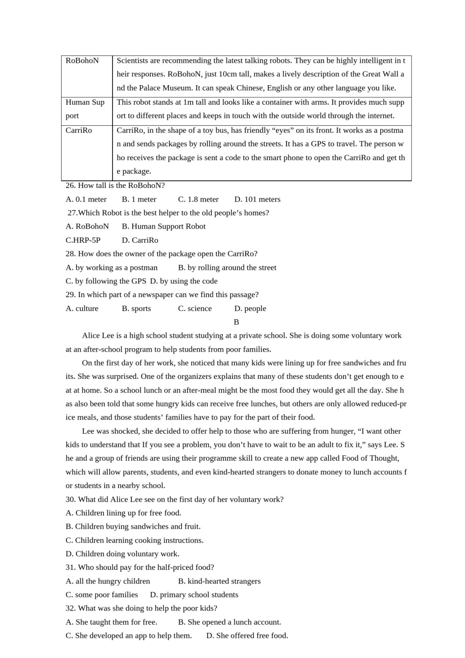 2019年广东深圳英语中考试题试卷及答案.doc_第3页