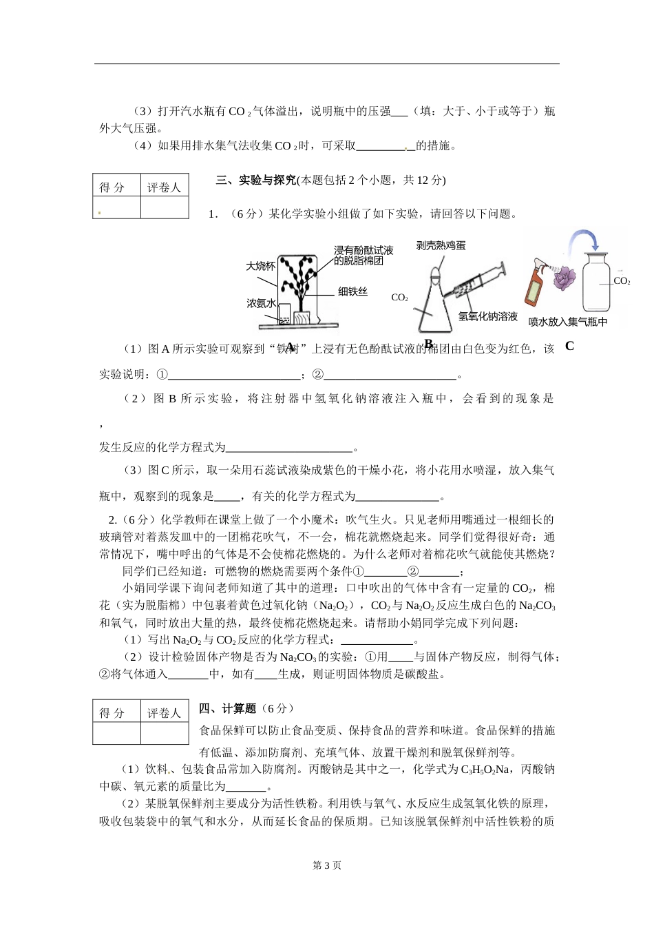 2012年德州市中考化学试卷及答案.doc_第3页