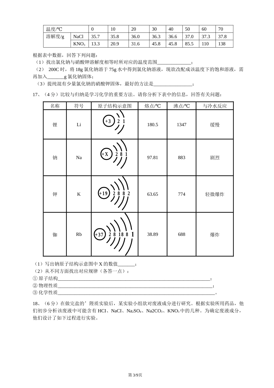 2010年辽宁省沈阳市中考化学试题及答案.docx_第3页