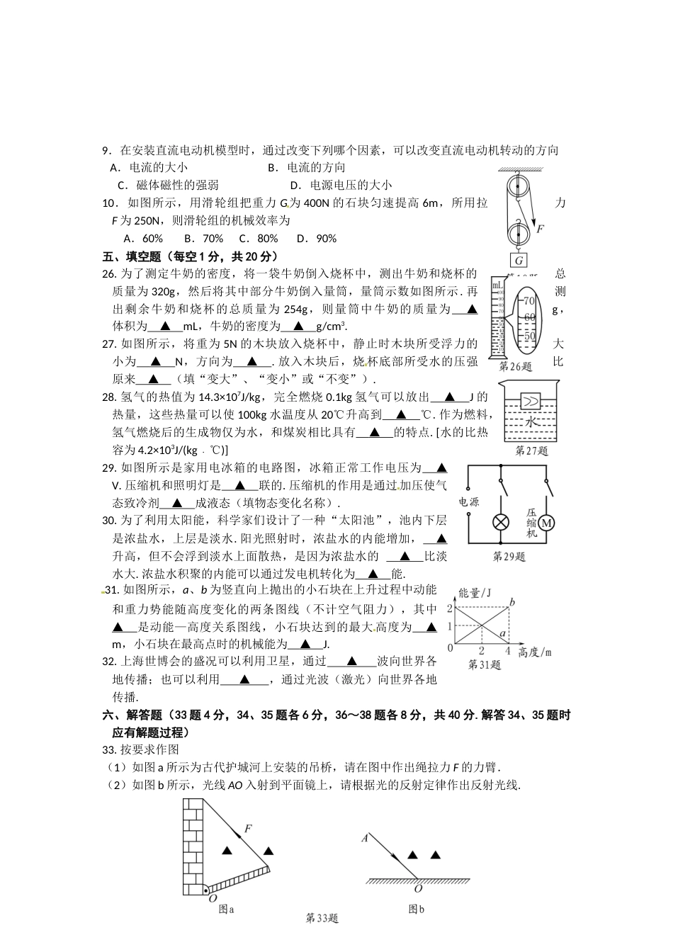 2010年徐州巿中考物理试题及答案.docx_第2页