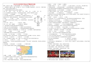 黑龙江省大庆市2019年中考历史真题试题.doc