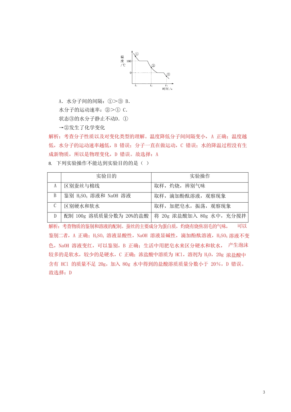 福建省2019年中考化学真题试题（含解析）.doc_第3页