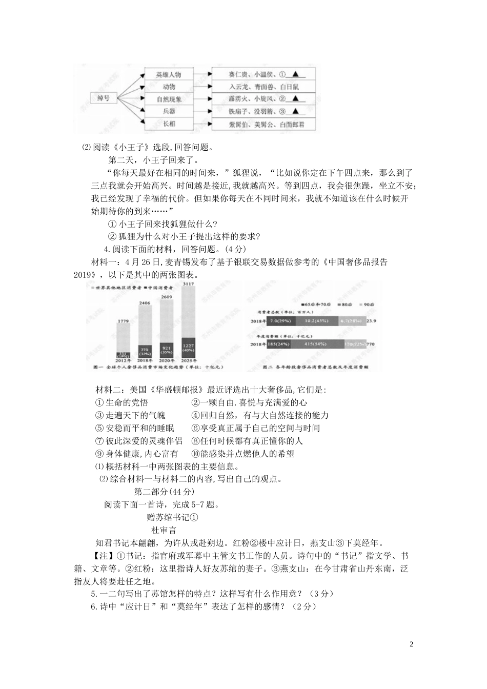 江苏省苏州市2019年中考语文真题试题.docx_第2页