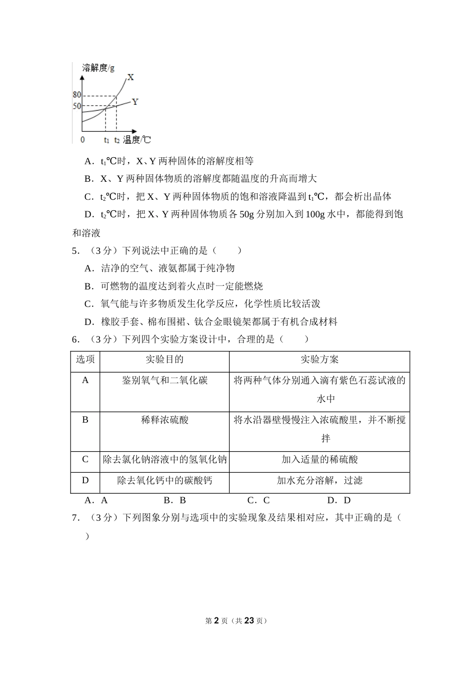 2016年四川省遂宁市中考化学试卷（含解析版）.doc_第2页