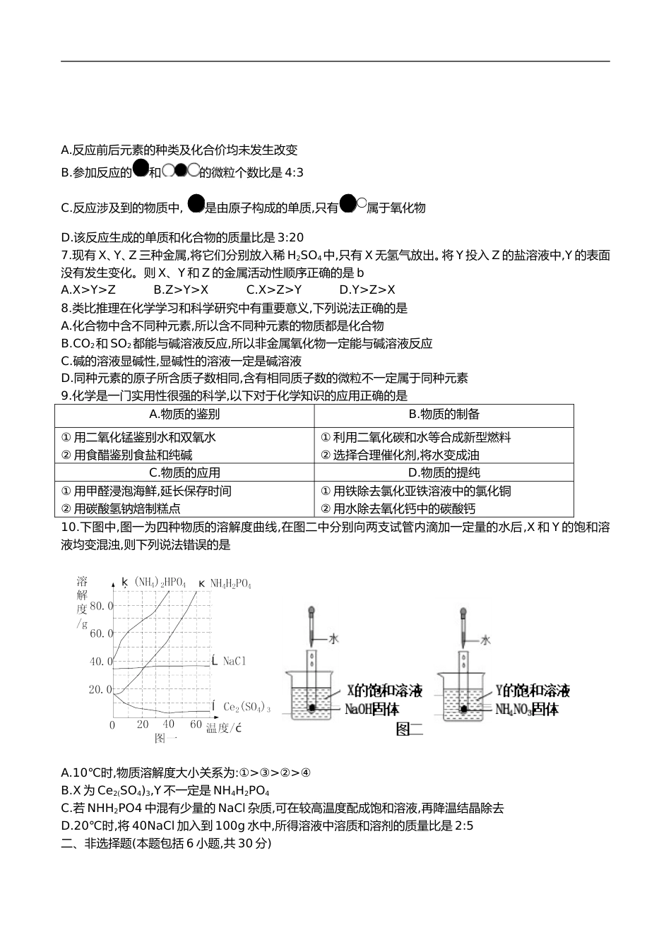 2018年菏泽市中考化学试题及答案.doc_第2页
