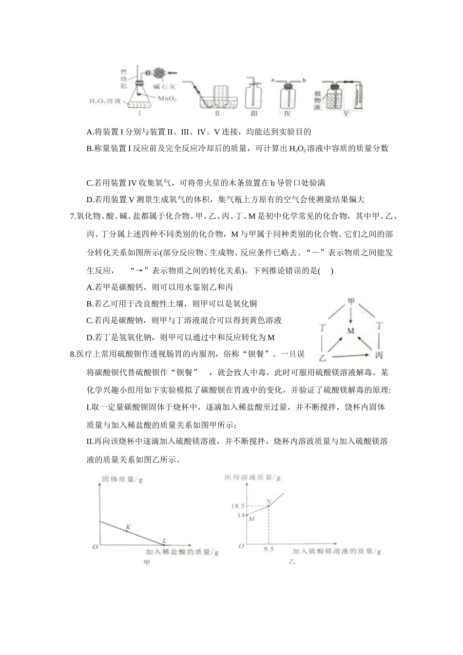 2018年武汉市中考化学试卷及答案.doc_第2页